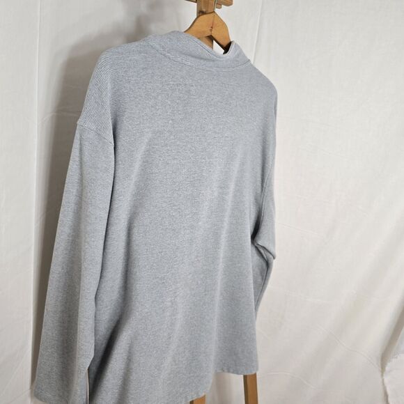 Van Heusen-Sweater Men's Size  2XL Gray Heather Pullover - Picture 4 of 4